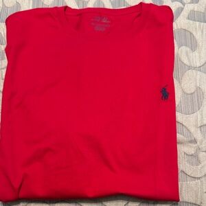 Polo by Ralph Lauren Men's Bright Red Tee